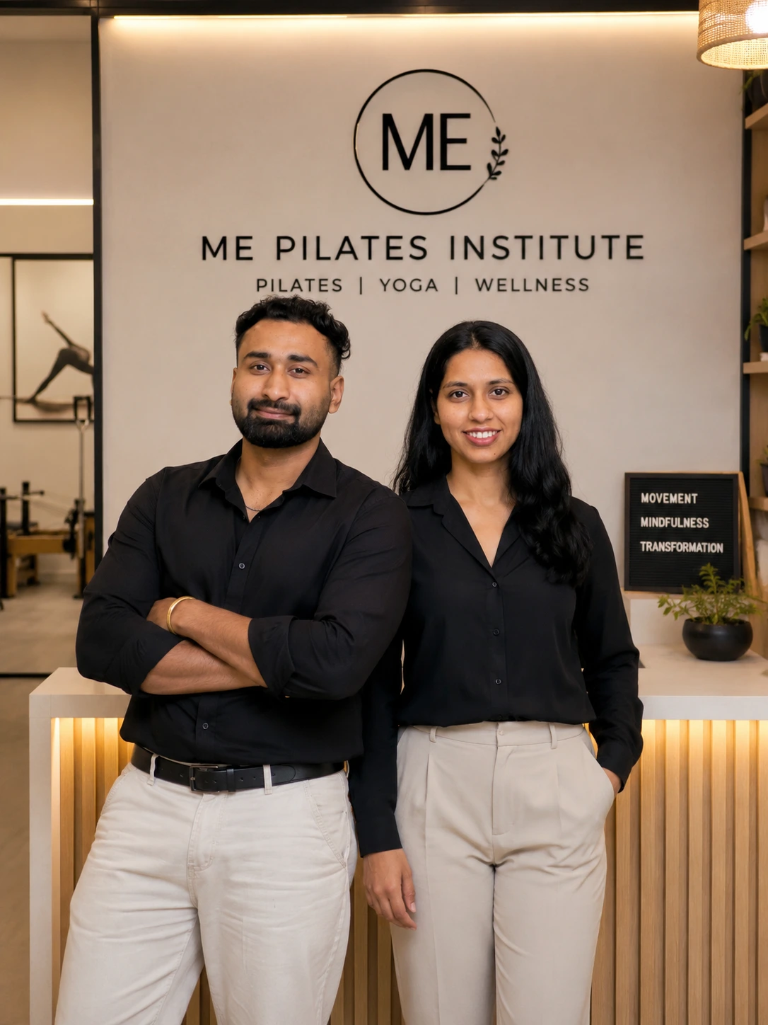Founders Palak Sharma and Arya Tyagi Master Trainers ME Pilates Institute