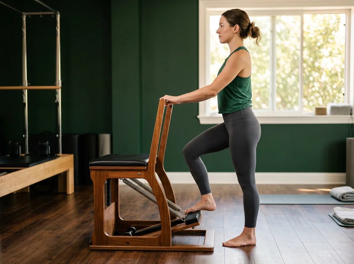Wunda Chair stepping alignment balance exercises