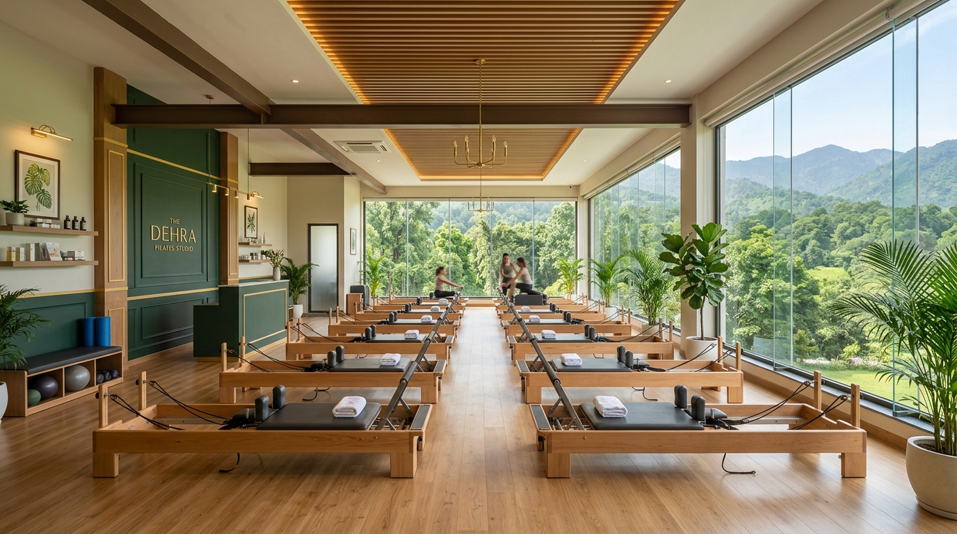 Architectural view of Dehradun foothills reformer studio
